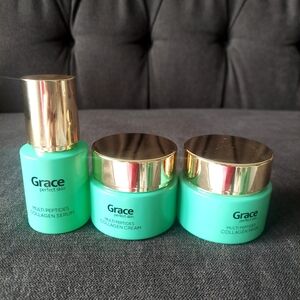 Grace Perfectskin Multi Peptides Collagen Set Serum+Cream+Mask Natural Ingredien